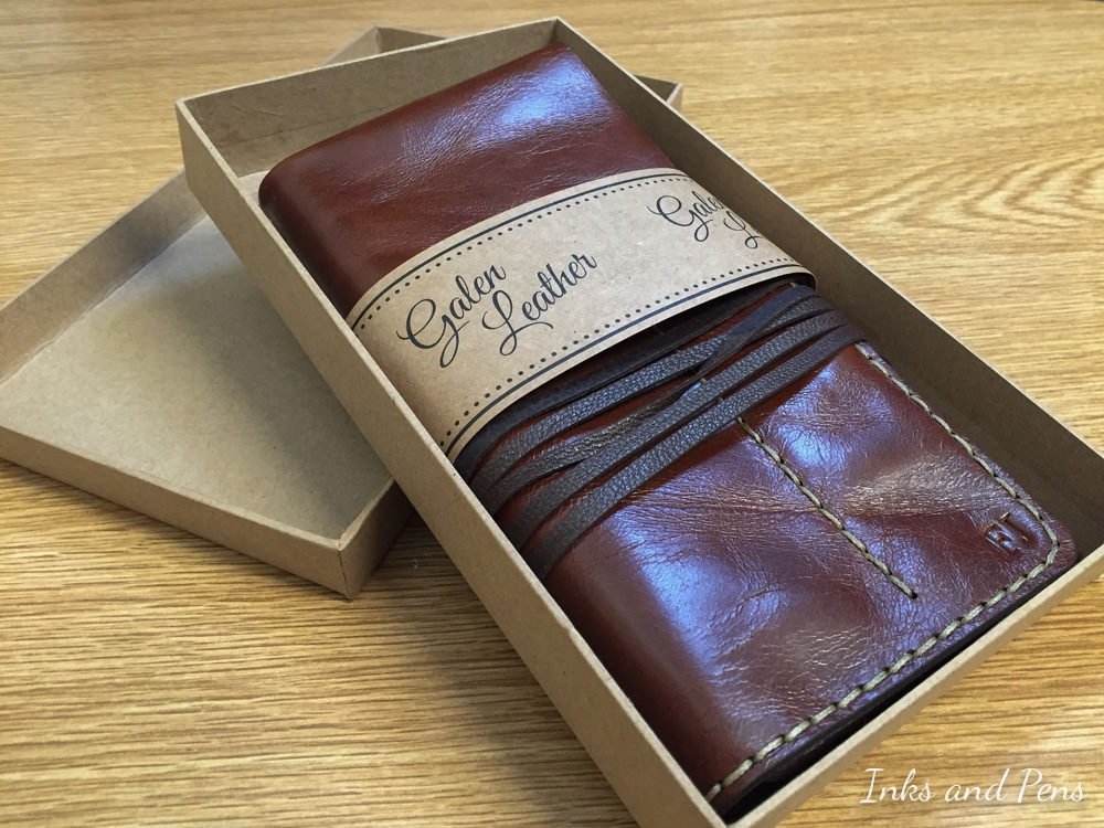 Galen Leather Pen Roll Review - Inks and Pens