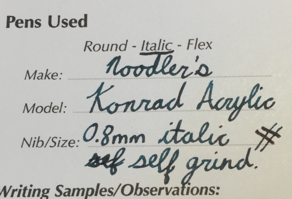 0.8mm Sharp italic